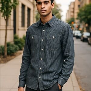 FOSSIL Button Down Shirt. Size Medium